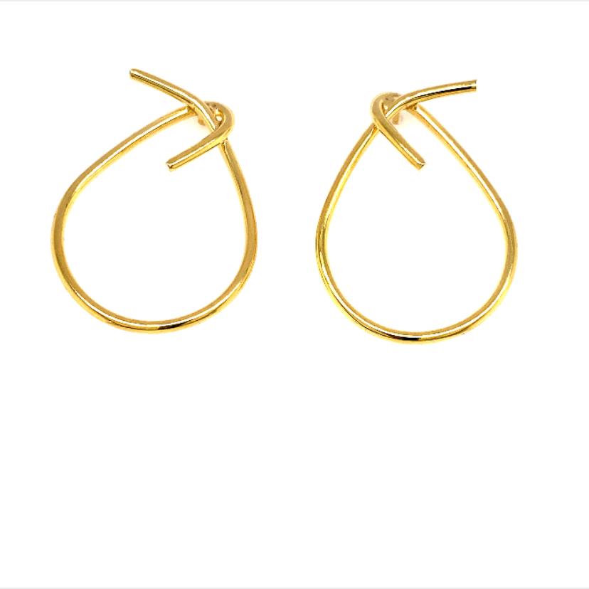 Gold Plated Silver Earrings