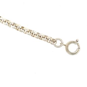 Silver chain bracelet, ideal for charms