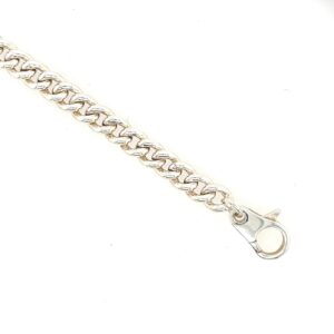 Silver chain bracelet, ideal for charms
